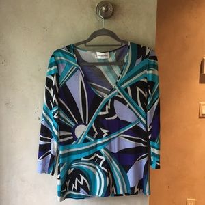 Emilio Pucci 1/4 sleeve shirt
